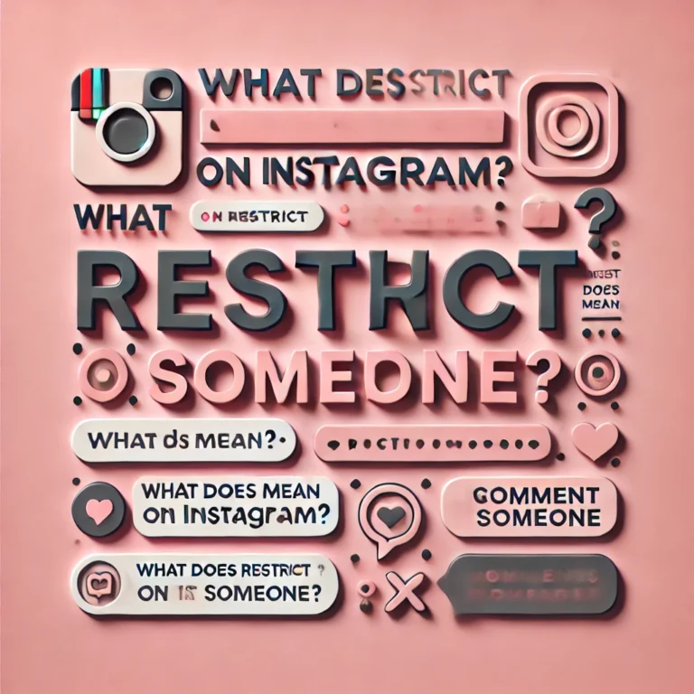 Restrict Mean On Instagram