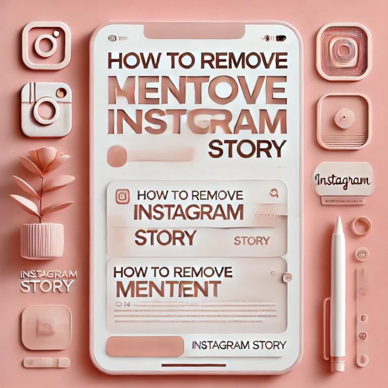 Remove Mention on Instagram Story